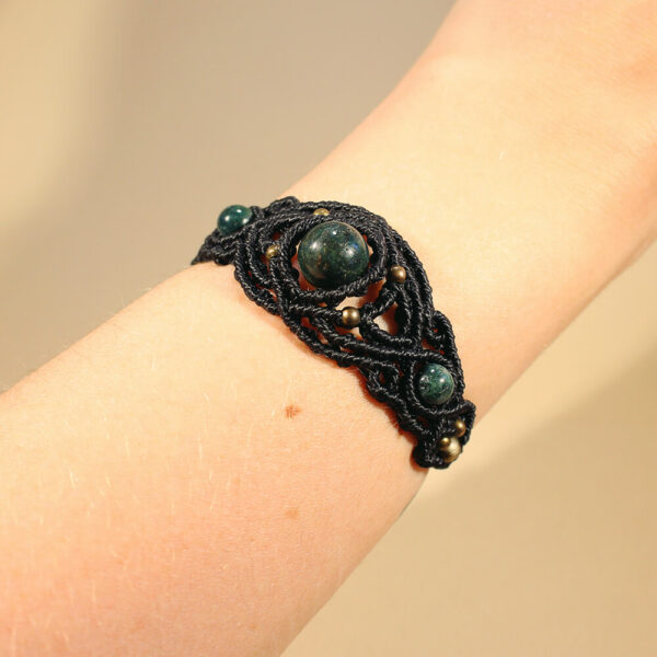 Armband "Mossöga" med Agat - Bild 3