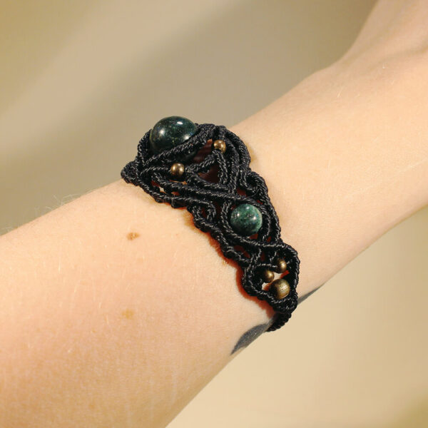 Armband "Mossöga" med Agat - Bild 4