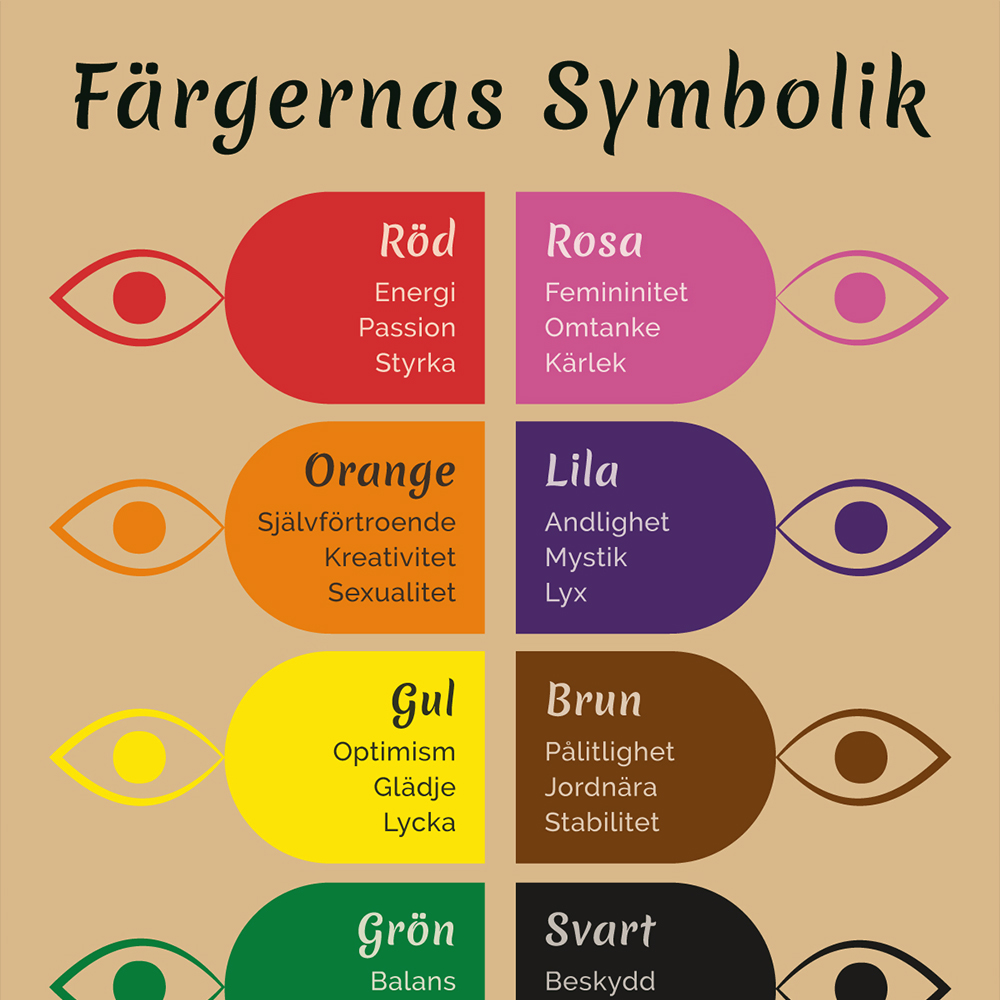 Förhandstitt på färgernas symbolik och betydelse