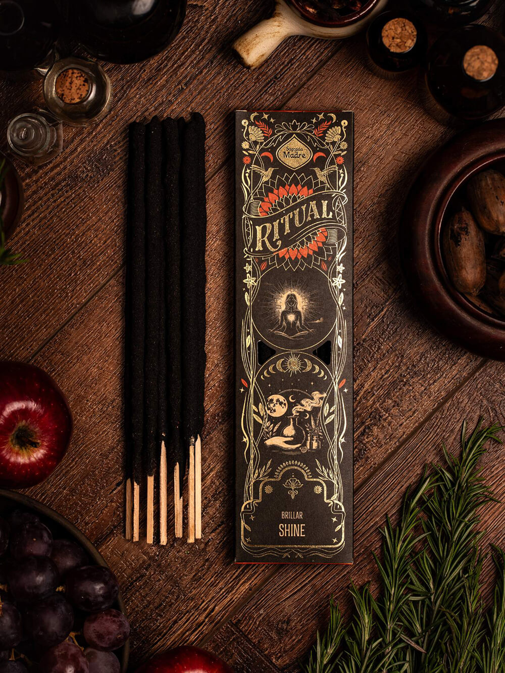 Sagrada Madre Ritual r&ouml;kelse med doften Shine